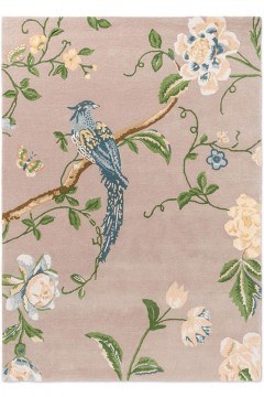 Carpet Summer Palace Truffle/Seaspray 081201 Taupe-Green-Blue 140X200 Laura Ashley