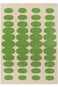 Carpet Optical Oval 157707 Green-Cream 160X230 Orla Kiely