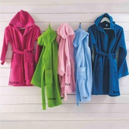 Μπουρνούζι Παιδικό Twist Fuchsia Ρυθμός FUCHSIA