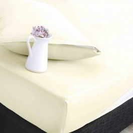 Mattress Cover Set With Rubber and Case Pillow Essential 02 Ecru Rythmos ECRU