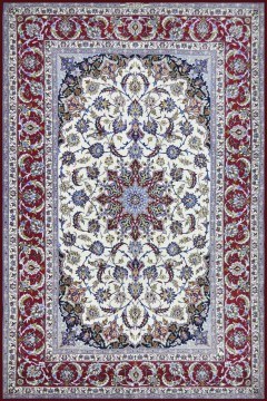 Handmade Carpet Persian Isfahan Silk 252X159