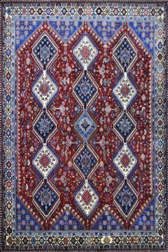 Handmade Carpet Persian Yalameh Wool 240X208
