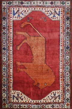 Handmade Carpet Persian Nomadic Qas Wool 245X170