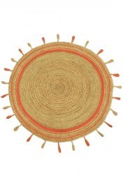 Carpet Delhi ME005 Round Natural Orange New Plan NATURAL-ORANGE