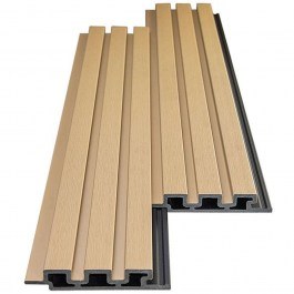 Πάνελ Τοίχου Wpc 2ης Γενιάς Με 3D Πηχάκια 5550 14,7x2,5x290cm Light Oak New Plan LIGHT OAK