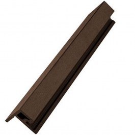 Γωνία Έναρξης-Τελειώματος Για Πάνελ Τοίχου Wpc 8530 4,9x4,9x290cm Dark Brown New Plan DARK BROWN