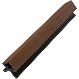 Outer Corner 2nd Generation For Wall Panels Wpc 5510 5,5x4,6x290cm Teak New Plan TEAK