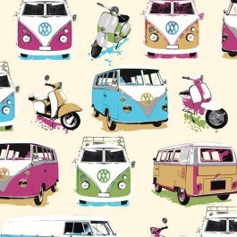 Wallpaper Jet Setter 05901J 53x1005cm Multi New Plan MULTI