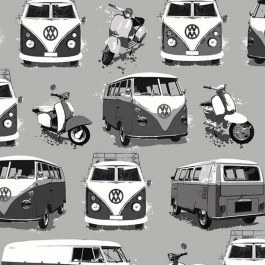 Wallpaper Jet Setter 05909J 53x1005cm Black-White New Plan BLACK-WHITE