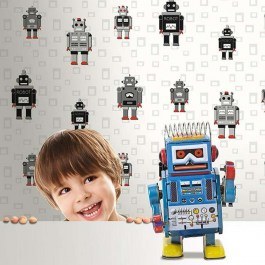 Ταπετσαρία Τοίχου Sympatique Ugepa 12909J 53x1005cm Grey-Red New Plan GREY-RED