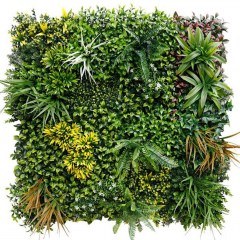 Decorative Vertical Garden Paris 100x100cm A109 Spring Garden Green-Yellow New Plan