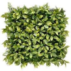 Συνθετικό Διακοσμητικό Πάνελ Φυλλωσιάς Bilbao 50x50cm F028 Summer Cherry Rain Green New Plan