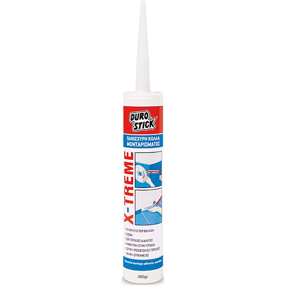 Κόλλα X-Treme Μονταρίσματος 480gr White New Plan