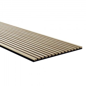 Wpc Wall Panels With Slats Acoustic 3D Trend 4055 Sonoma Oak 20mm 60x278cm NewPlan