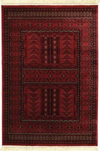 Σετ Χαλιά Κρεβατοκάμαρας 3Τμχ. Persia 2288 Burgundy Με Κρόσσι New Plan