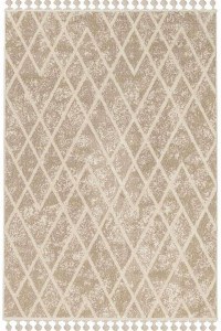 3 Piece Bedroom Carpet Set Gala 11850D Beige-Ecru New Plan