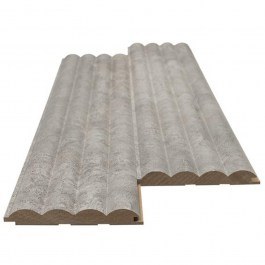 3D Slat Mdf Wall Panel 804070 Wave St 16mm 11,9x275cm Chicago Concrete New Plan CONCRETE