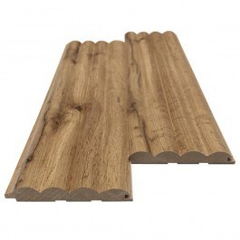 3D Slat Mdf Wall Panel 808090 Wave St 16mm 11,9x275cm Pecan New Plan LIGHT BROWN