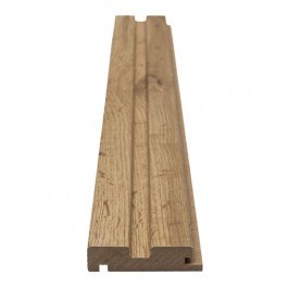 Double Starter Slat 508090 Beat St 16mm 6,65x275cm Pecan New Plan LIGHT BROWN