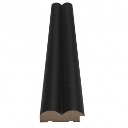 Double Start-Finish Slat 805090 Wave St 16mm 5,5x275cm Black Edition New Plan BLACK