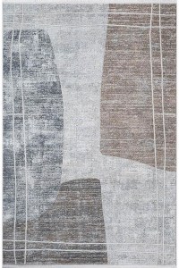 Σετ Χαλίά Κρεβατοκάμαρας 3Τμχ. Craft 13083A Grey-Brown NewPlan