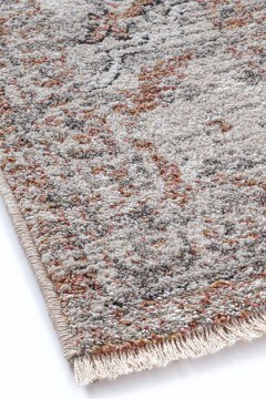 Σετ Χαλίά Κρεβατοκάμαρας 3Τμχ. Lotus 37406 Terracotta-Grey NewPlan