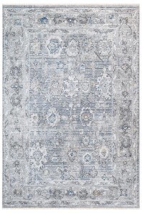 3-Piece Bedroom Carpet Set Lotus 37407 Grey-Beige 67X500 NewPlan