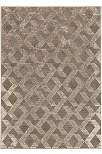 3-Piece Bedroom Carpet Set Lux 2955/27 Brown-Cream 67X510 NewPlan