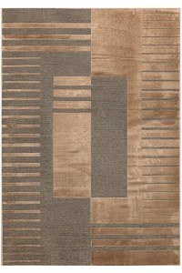 3-Piece Bedroom Carpet Set Lux 3069/80 Grey-Brown 67X510 NewPlan