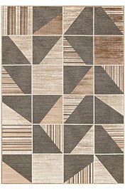 Σετ Χαλίά Κρεβατοκάμαρας 3Τμχ. Lux 3070/80 Beige-Grey NewPlan BEIGE-GREY