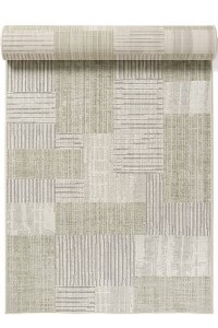 Hallway Carpet Milo 7650A Cream-Sage 67X... NewPlan