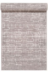 Διάδρομος Woolly 36882C Greige-White NewPlan