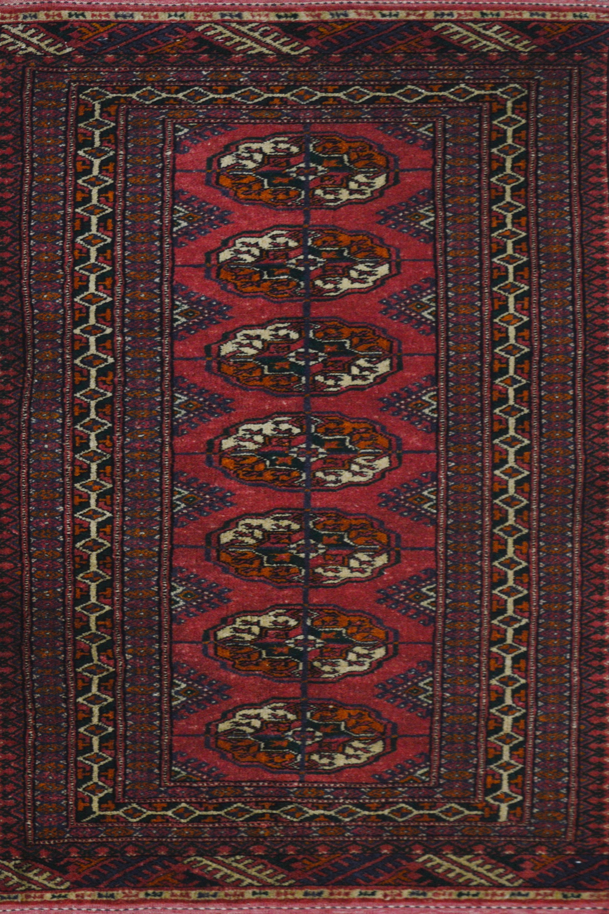 Χειροποίητο Χαλί Bukhara Theke 141943 126X61