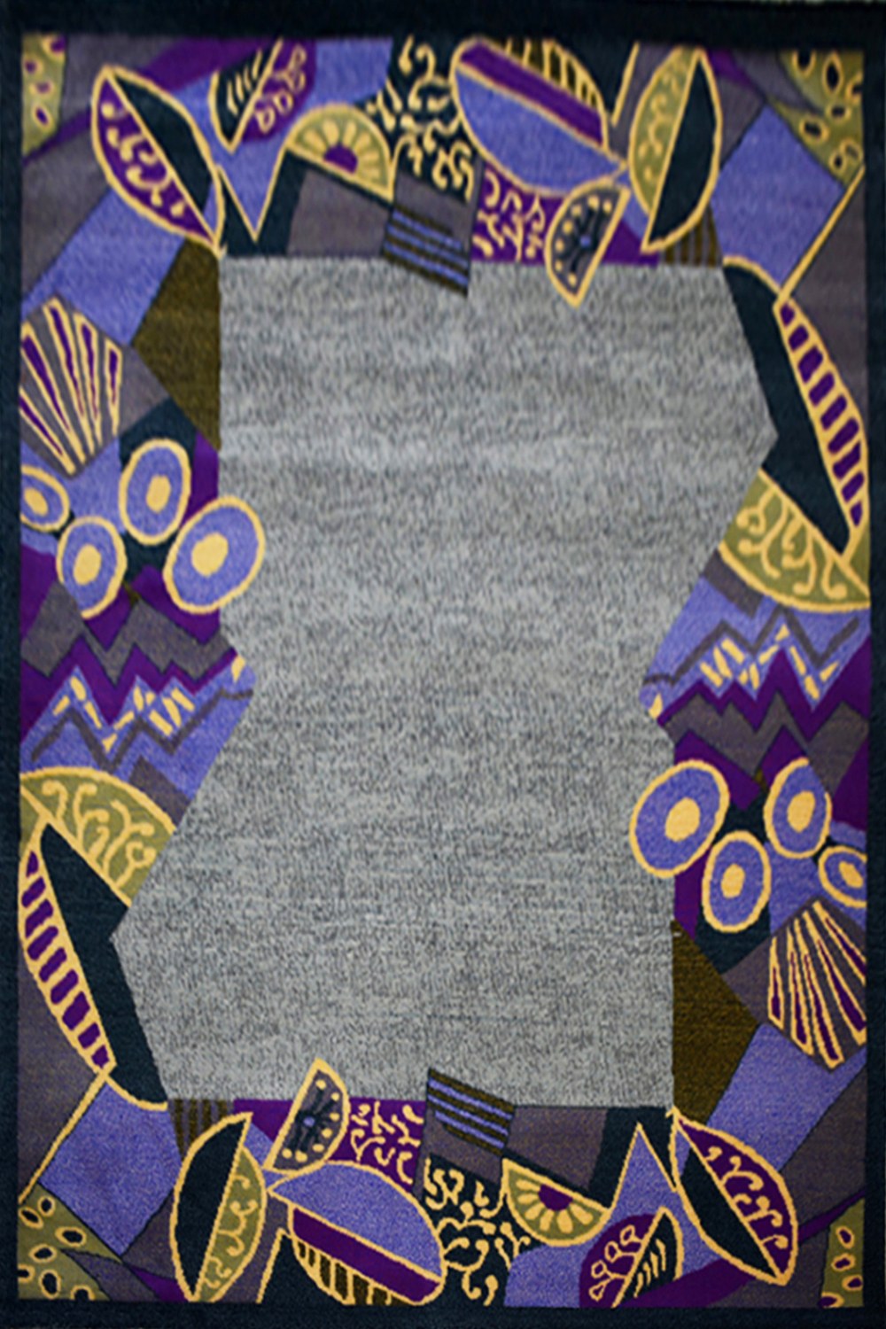 Χαλί Tappeto Μάλλινο 004 Grey-Purple