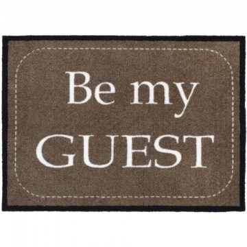 Πατάκι Εισόδου Walk & Wash 748 Be My Guest 67X80cm Brown Sdim