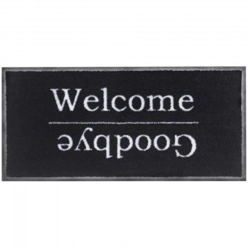 Πατάκι Εισόδου Emotion Xs 737 Welcome Goodbye 40X80cm Black Sdim