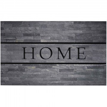 Πατάκι Εισόδου Ecomat 002 Home Stones 45X75cm Anthracite Sdim
