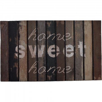 Πατάκι Εισόδου Ecomat 820 Home sw Home Slats 45X75cm Brown Sdim