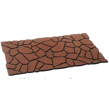 Πατάκι Εισόδου Ecomat 012 Cleanscrape Flagstone 45X75cm Brown Sdim