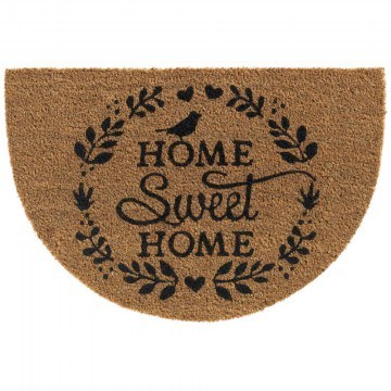 Entrance Mat E-Coco 003 Home Sweet Home 40X60cm Beige-Black Sdim