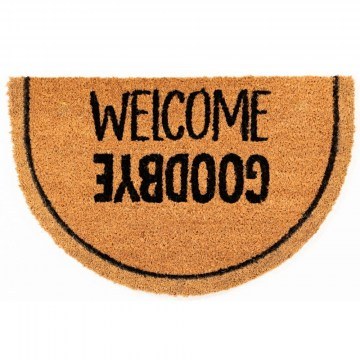 Entrance Mat Coco Gold 920 Welcome Goodbye 40X60cm Beige-Black Sdim