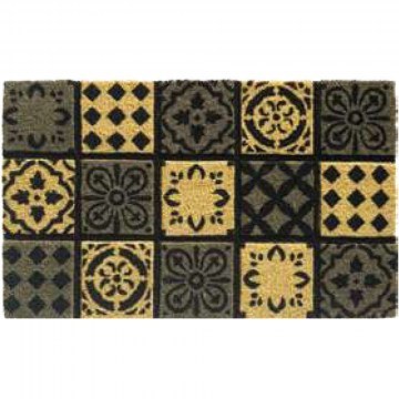 Entrance Mat Ruco Style 003 Barok Tales 45X75cm Anthracite-Beige Sdim