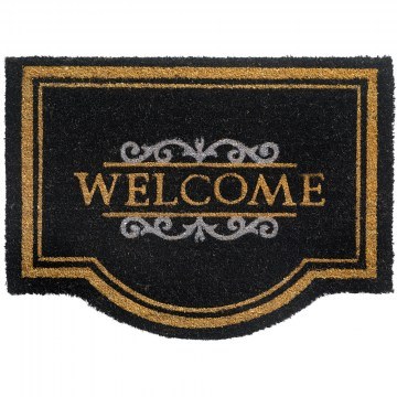 Πατάκι Εισόδου Ruco Classic Welcome 001 60X80cm Black Sdim