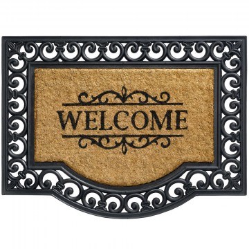 Πατάκι Εισόδου Impala 002 Welcome 60X80cm Beige-Black Sdim