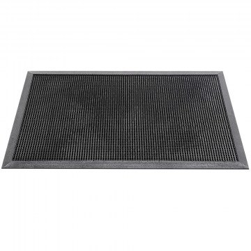 Entrance Mat Finger Tip 46X70cm Black Sdim