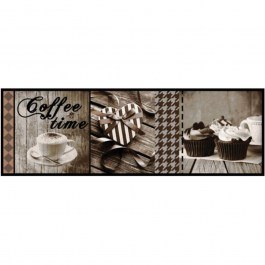 Χαλάκι Κουζίνας Cook & Wash 622 Coffee Time 50X150cm Taupe Sdim TAUPE