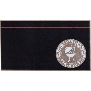 Kitchen mat Bbq Mat 107 Grill In With Fire 67X120cm Black Sdim