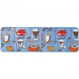 Kitchen mat Collage 6501 50X150cm Blue Sdim BLUE