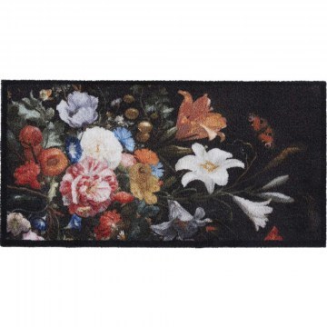 Entrance Mat Vision Cheerful Flowers 910 40x80cm Black-Multi Sdim