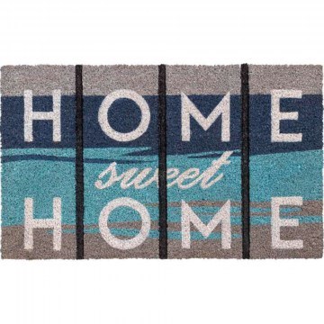 Entrance Mat Ruco Style Home Sweet Home 008 45x75cm Grey-Blue Sdim